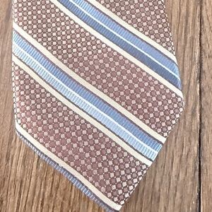 Pronto-Uomo Couture Tie 100% Silk Handmade Vintage BW